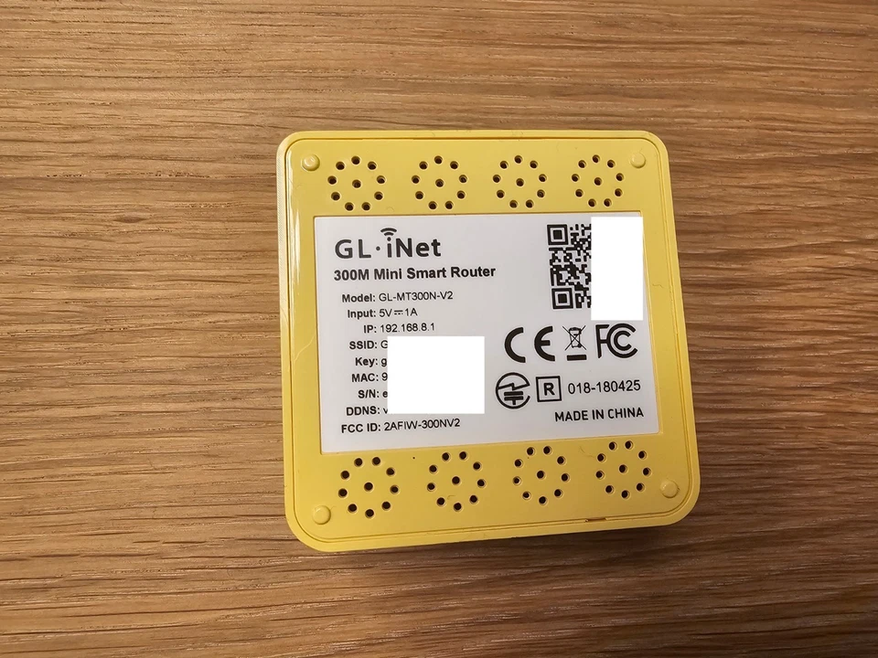 GL.iNet Mango Travel Router - Gelb (GL-MT300N-V2) - Bild 2 von 4