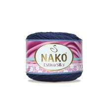 5 x 100 g Nako Estiva Silky Handstrickgarn Mischgarn
