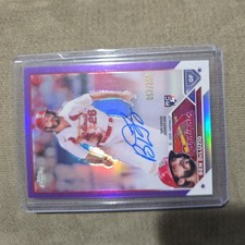 2023 Topps Chrome Rookie Purple Refractor 145/250 Ben DeLuzio #RA-BDL Auto RC