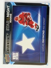 2021 Credentials: First Star Rookies #1SR-1 Lucas Raymond Detroit Red Wings