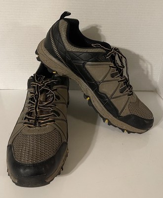 Fila At Peake 21 Trail Hiking Shoes Sneakers Mens Size 13 Brown Black Yellow