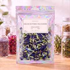 Butterfly Pea Flower Organic Flowers Dried Tea Clitoria Ternatea 100 Premium