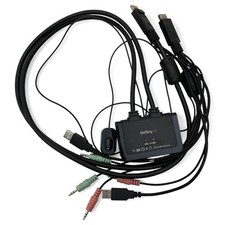 NEW StarTech SV211DPUA 2 Port DisplayPort USB...