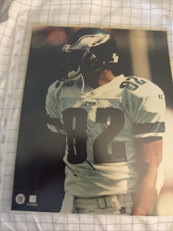 Philadelphia Eagles Chris T. Jones autographed 8x10 licensed photo