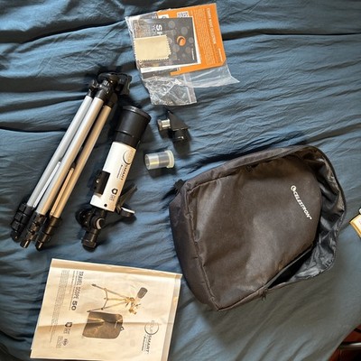 Celestron 22060 EclipSmart Solar Safe Travel Telescope 50mm with Backpack