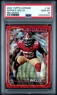 2024 TOPPS CHROME RED WAVE PATRICK WILLIS /5 PSA 10