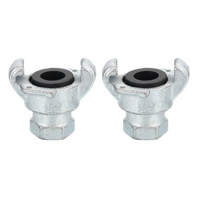2 Stück G1/2'' Luftschlauchanschluss 2-Laschen-NPT-Gerade-Chicago-Verbindung