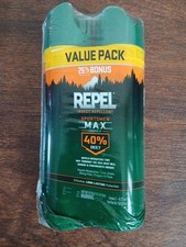 Repel Sportsmen Max 40 DEET Insect Repellent Lotion Twin Value Pack New