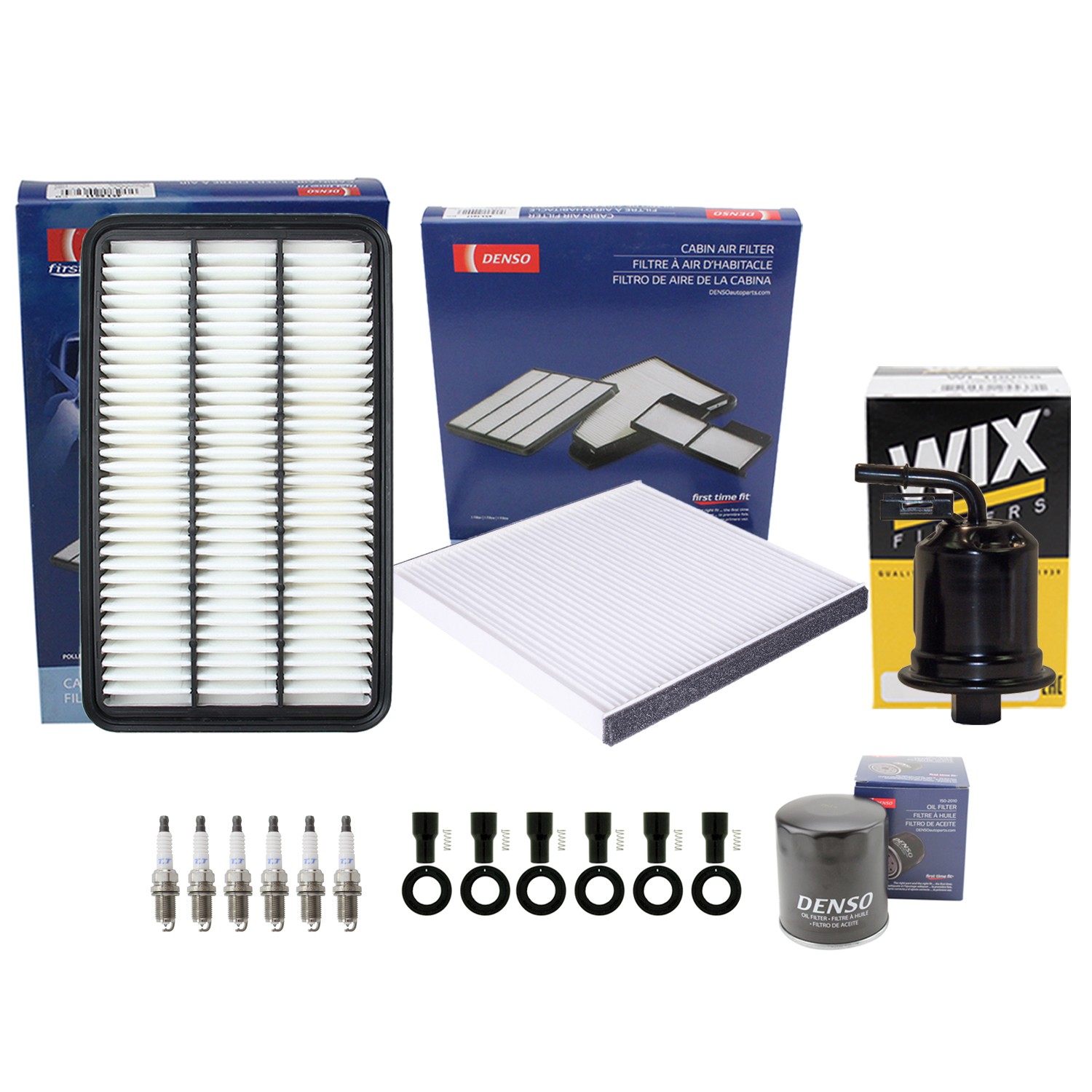 Denso Tune Up Kit 6 Spark Plugs  Boots Kit for Avalon 3.0L V6 Naturally 1MZ-FE