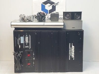BOSE Music Center Model 5 with Bose Acoustimass Powered Sub & Speakers READ READ