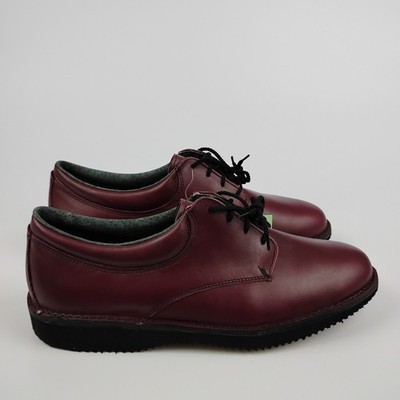 Walkabout Footonic II Men's 11 4E Wide Burgundy Leather Comfort Walking Shoes US