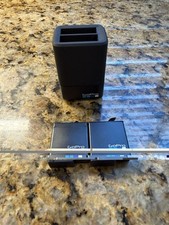 GoPro AADBD-001 Dual Charger 2 OEM AABAT-001 Batteries HERO8 7 6 5 - Tested
