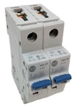 2 Allen-Bradley 1492-SPM1D040 Supplementary Protector 4A 1-Pole Trip Curve D NEW