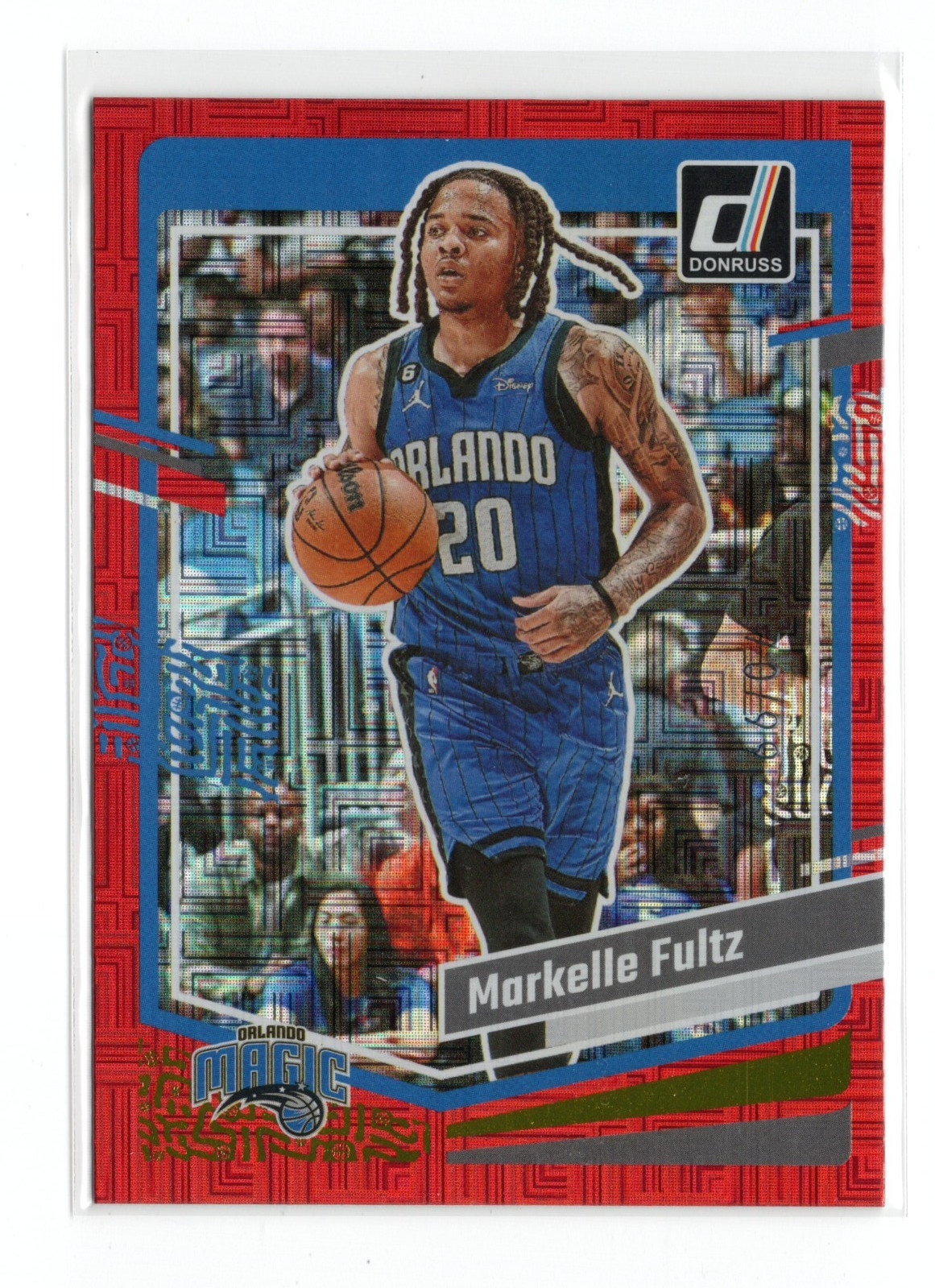 2023-24 Donruss Markelle Fultz #127 Choice Red /99 Orlando Magic