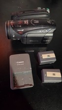 Canon VIXIA HV30 HDV MiniDV Camcorder BAD DV FireWire Port 2 Batteries Charger