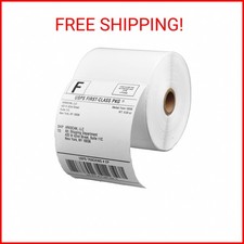 SL450 4x6" Shipping Label in 1 Roll 450 pages per roll for Arkscan 2054A, Zebr