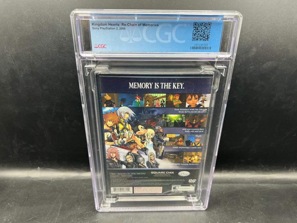 FOIL Kingdom Hearts Re Chain of Memories PS2 CGC 9.4 A+
