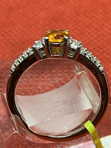 Serra Gaucha Citrine with Topaz Ring-Very Pretty - Picture 3 of 7