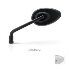 BARRACUDA MOTO COPPIA SPECCHI RETROVISORI ALLUMINIO STONE NAKED NERO