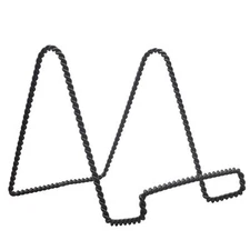 Decorative Twisted Wire Stand Black Display 6 Inch Depth Tabletop Easel Sleek...