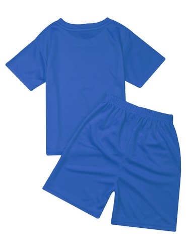 Kids Boy's Tops And Trunks Fashion T-Shirt With Shorts Set Pool Swimsuit Casual - Picture 23 of 45