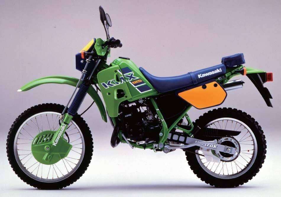Kawasaki KMX125 OEM Genuine Replica decals sticker for late