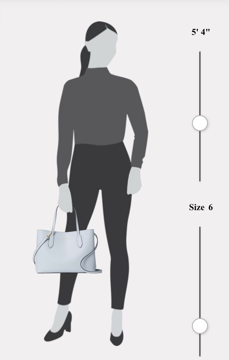 Kate Spade Harper Pale Sapphirine Leather Satchel Crossbody