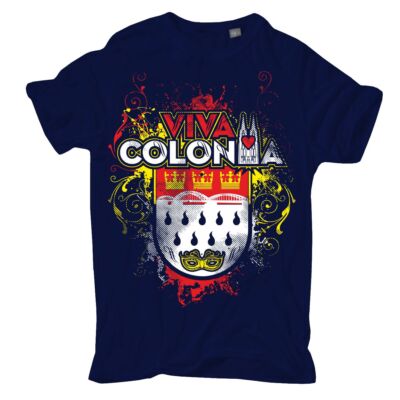 Übergrößen T-Shirt Karneval Köln VIVA Colonia 3XL bis 8XL Kölle Party Karneval 