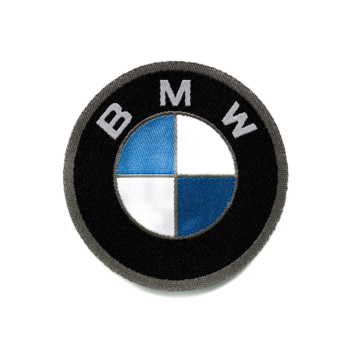 Iron On Patches BMW Embroidered Shield Toppa Scudo Termo adesiva diameter 6cm