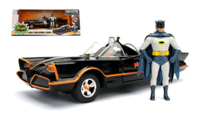 Modellauto Auto Film Maßstab 1:24 Jada Toys Batmobile Batman Robin diecast