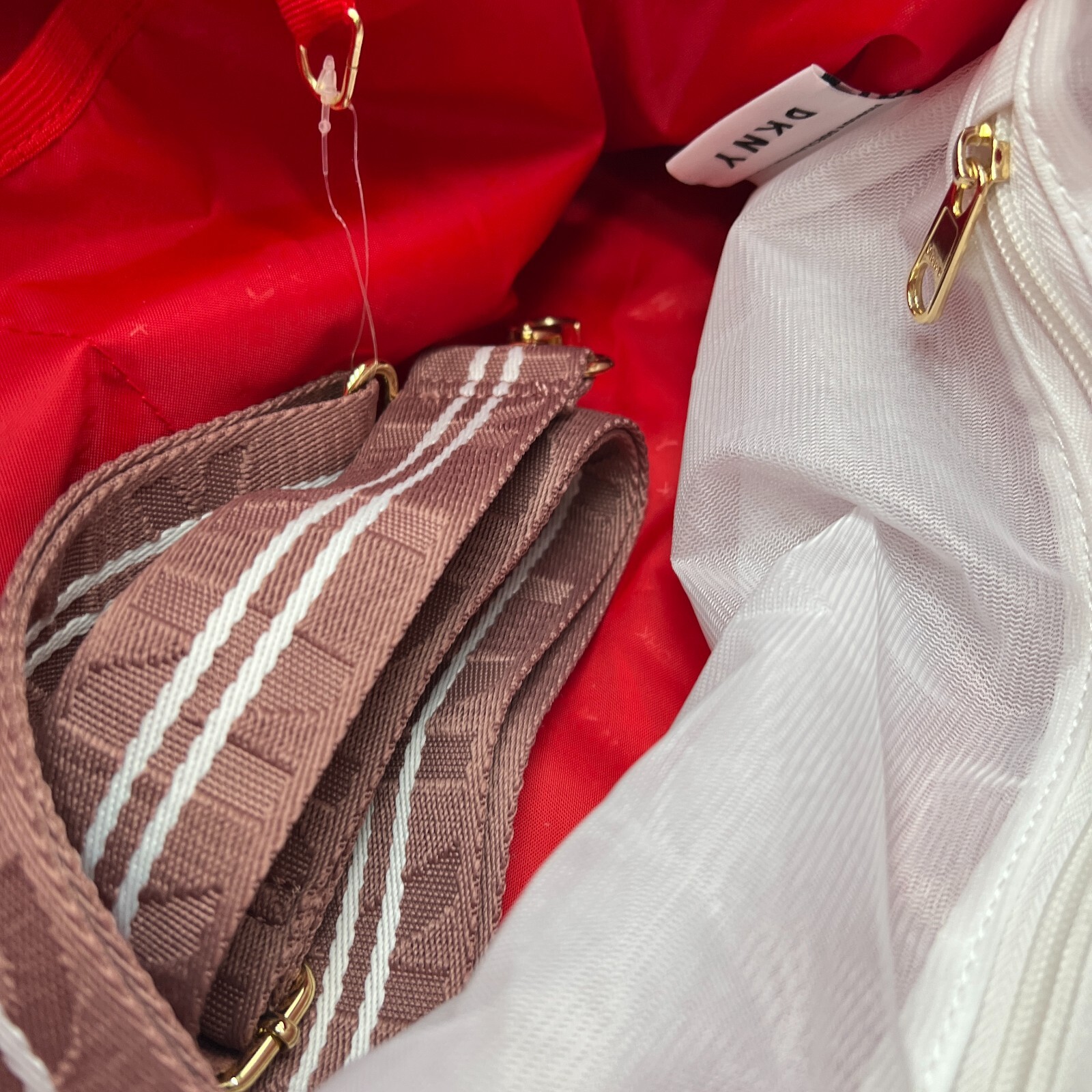 DKNY Rapture Weekender Boarding Bag Duffel Large Prime rose Color NWT D0920ESO eBay