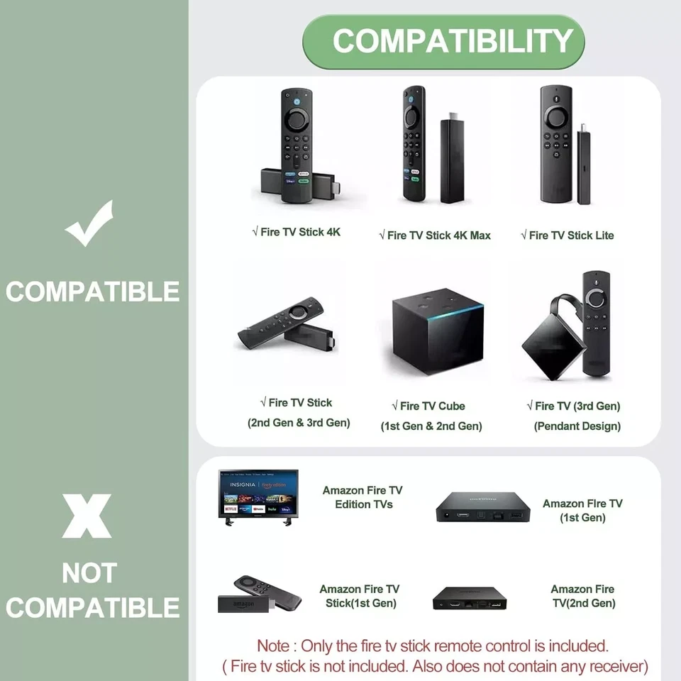 FOR FIRE STICK TV REMOTE CONTROL REPLACEMENT L5B83G ALEXA VOICE PRIME 4K LITE - Image 4 of 4