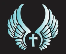 Stencils by Joanie Angel Wings Christian Cross Family Farmhouse DIY Art Signs
