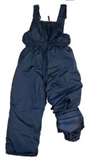 Pink Platinum Girl's Puffer Insulated Weather Resistant Ski Overalls, Navy, 6X