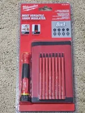 Milwaukee 48-22-2217 8-in-1  1000V Insulated Precision Multi-Bit Screwdriver Set