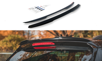 CUP Dachspoiler Ansatz Schwarz FüR Skoda Karoq Sportline Aufsatz Spoiler ABS