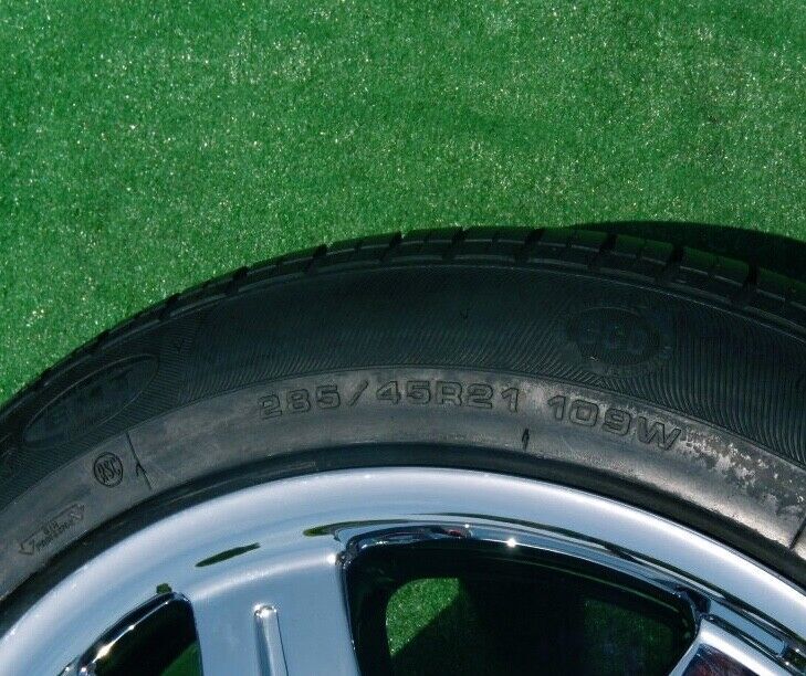 PERFECT Factory Rolls Royce Phantom Wheels Tires Original OEM Chrome Drophead 21