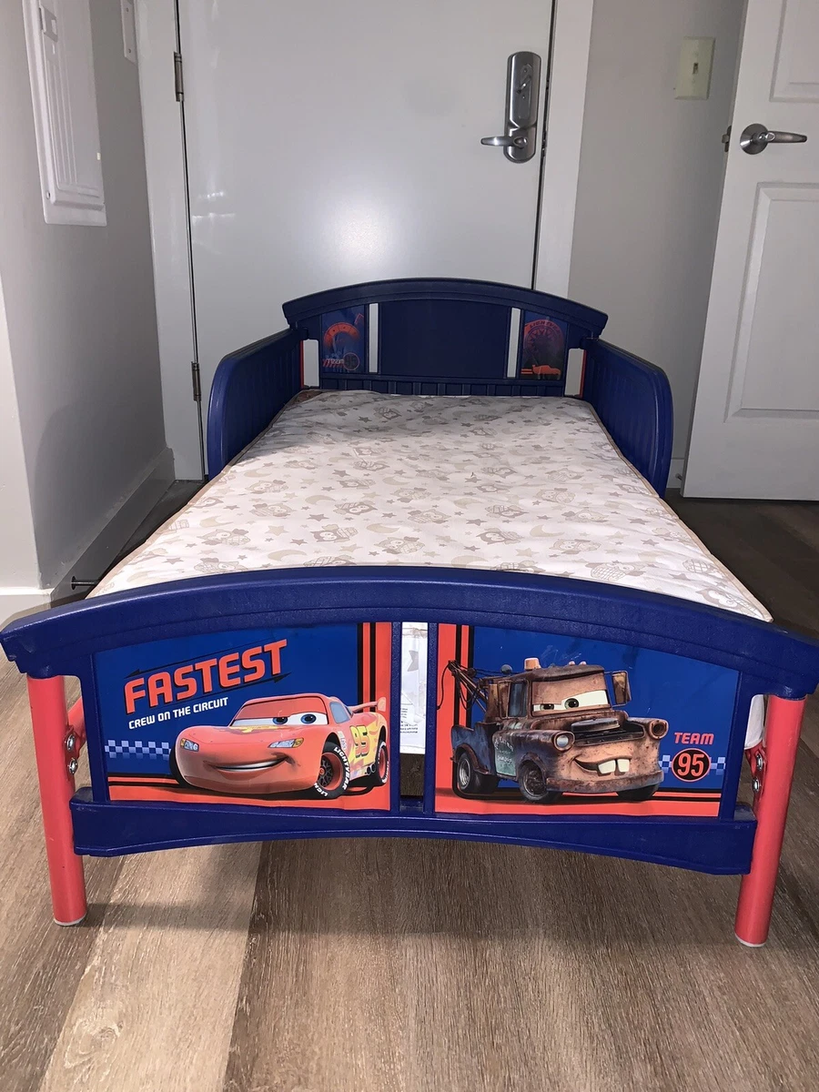 Cars 3DFootboard Toddler Bed Delta Children