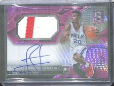 2016-17 Panini Spectra Pink Prizm Relic Autograph #115 Timothe Luwawu-Cabarrot  