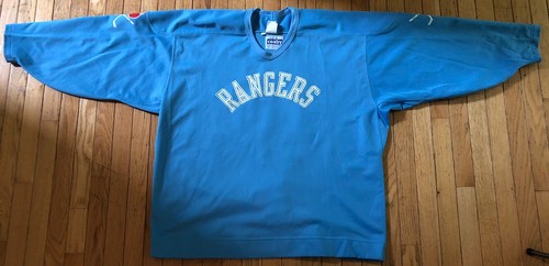 Vintage 80s-90s NY Rangers #16 Worn/Used Practice Jersey size 54 Gerry Cosby CCM