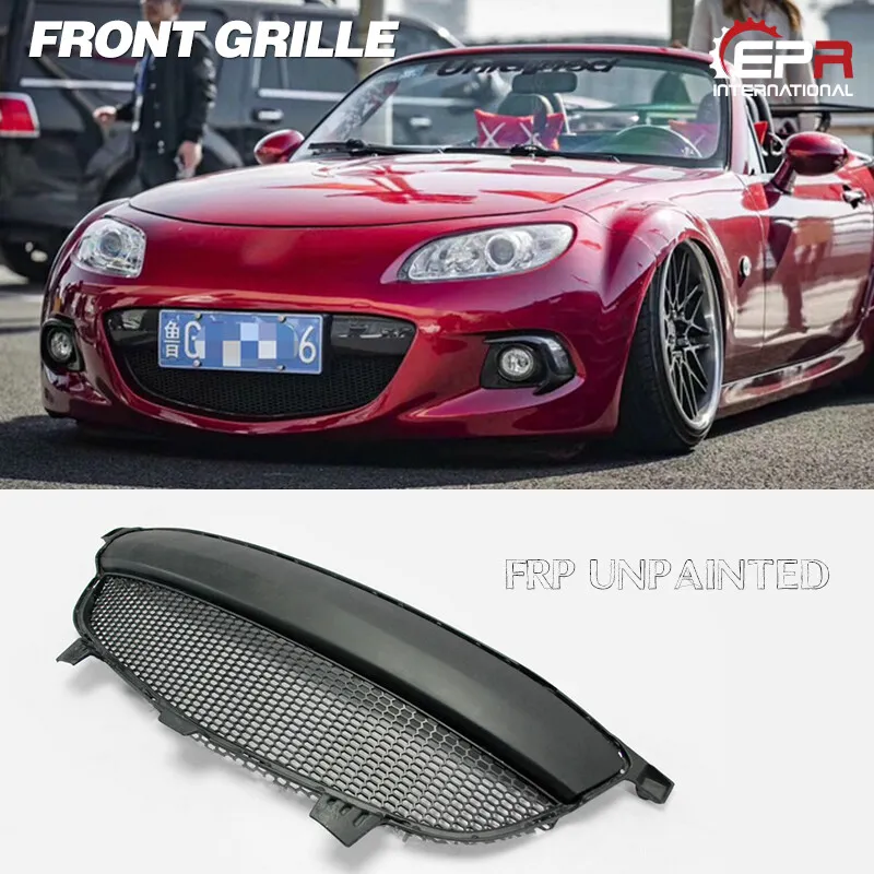 For MX5 NC Roaster Miata NC3 OEM FRP Unpainted Front Grill Mesh Grille Kit | eBay