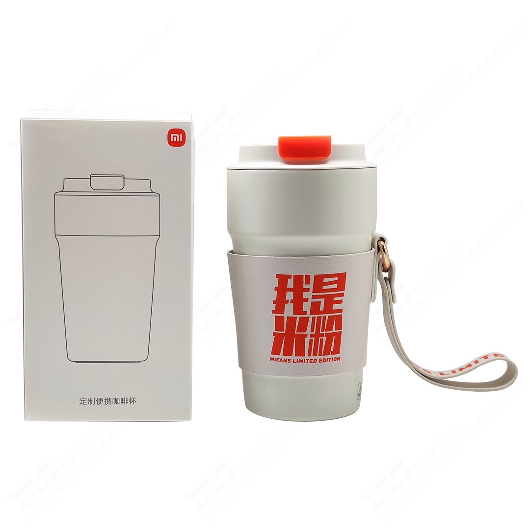 Xiaomi 500ml 316 Stainless Steel Vacuum Thermos Coffee Mug Portable-image
