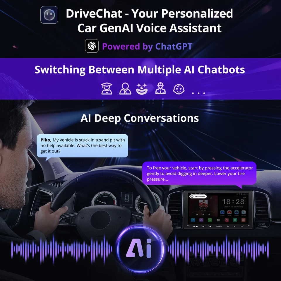 ATOTO A5L 9 Pollici Autoradio 2DIN Wireless Android Auto&Carplay con Telecamera - Immagine 2 di 4