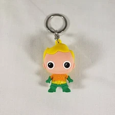 DC Comics Aquaman 3D Figural Keychain Monogram International EUC Keyring