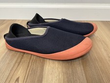 Mahabis Mens Slippers Comfort Shoes Summer Slip On Mesh Blue  Orange Sz 40 / 7