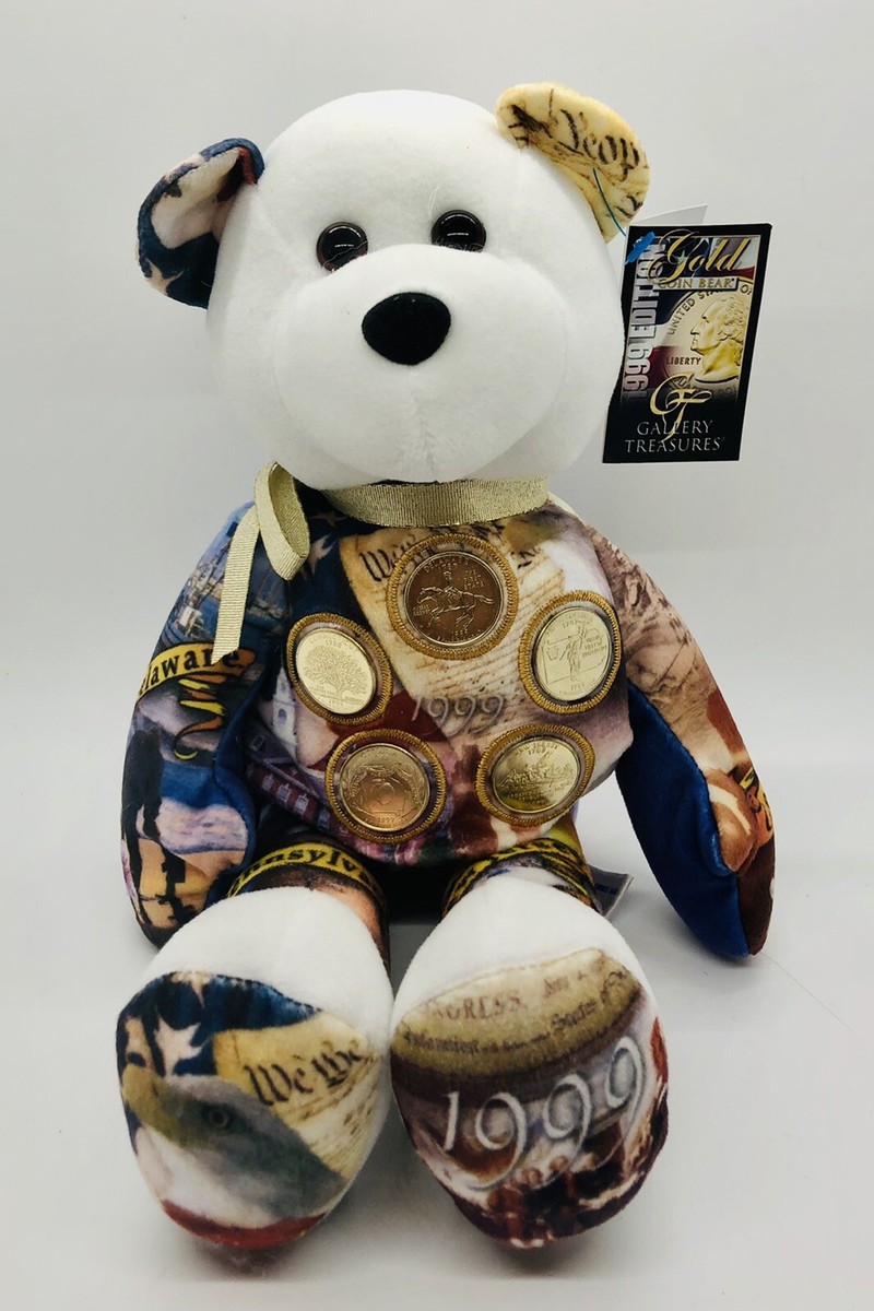 Gallery Treasures 5 State 1999 Gold Coin Bear PA DE NJ GA CT | eBay