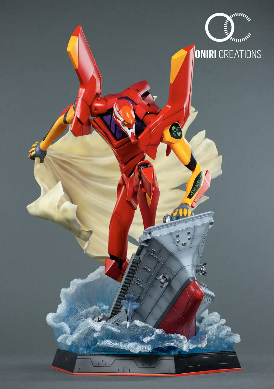 EVANGELION - EVA-02 First Appearance Polystone Statue Oniri Creations