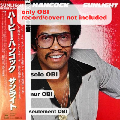 HERBIE HANCOCK Sunlight Japan ( 25AP 1080 ) ***Only OBI*** | eBay