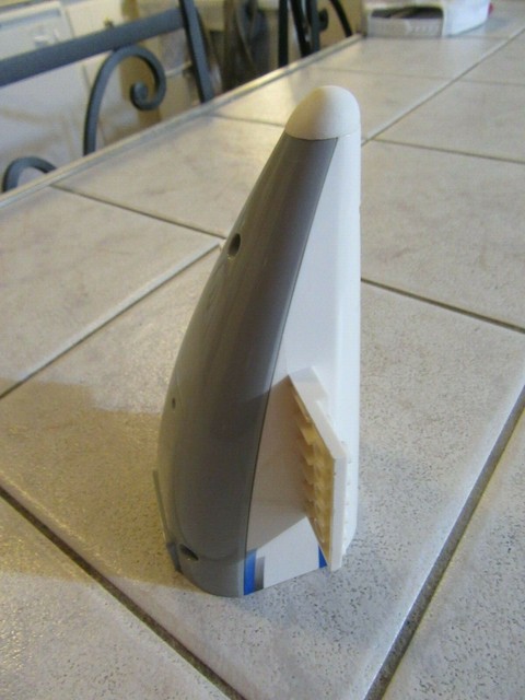 LEGO 7893 Set City Passenger Plane Tail Piece 4446 White Gray Vintage Rare L@@K for sale online 