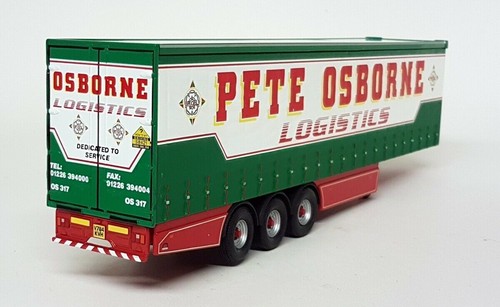 Corgi 1/50 - Curtainside Trailer Pete Osbourne UNBOXED Diecast Model Truck